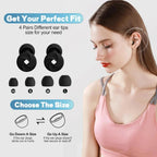 Soft Foam Sleep Earplugs with Portable Case
