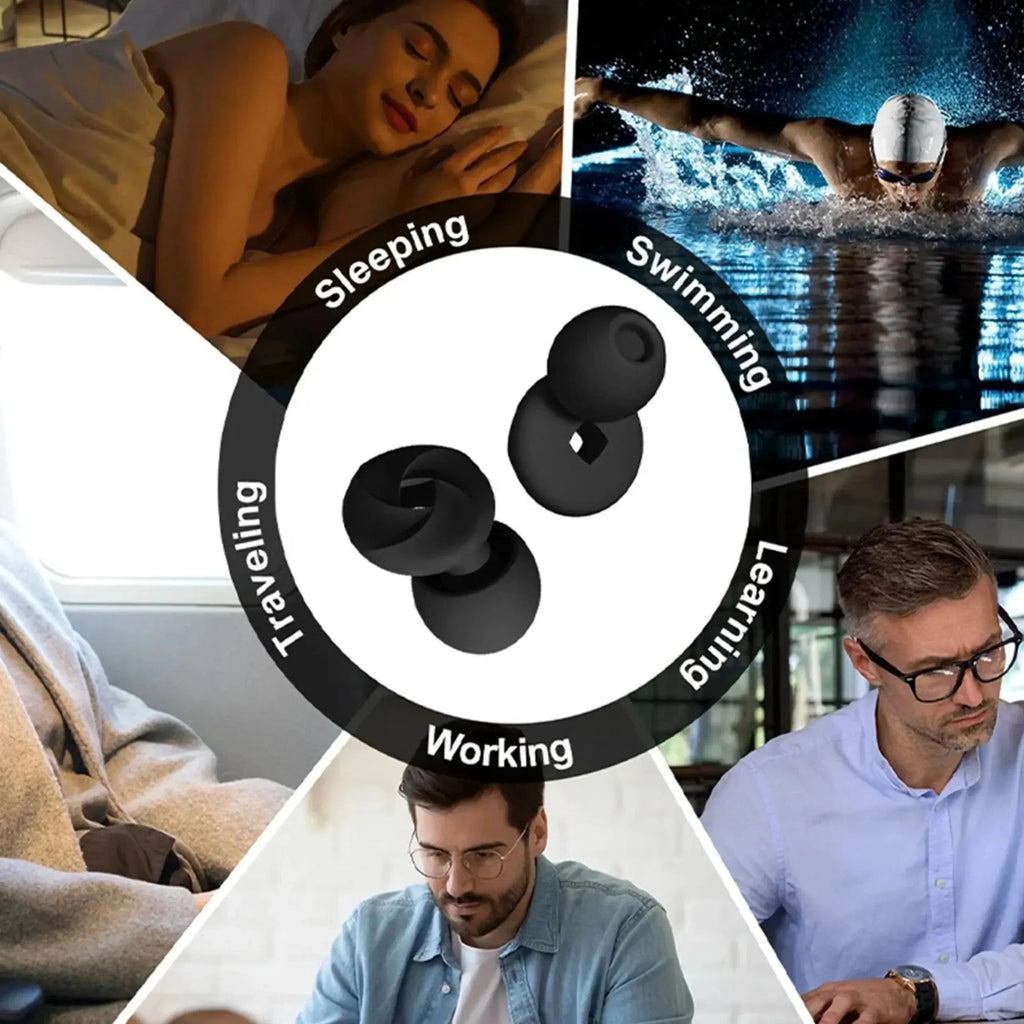 Soft Foam Sleep Earplugs with Portable Case