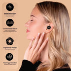 Soft Foam Sleep Earplugs with Portable Case