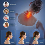 Cervical Neck Stretcher Pillow with Contoured Foam