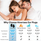 Soft Foam Sleep Earplugs with Portable Case