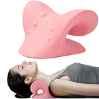 Cervical Neck Stretcher Pillow with Contoured Foam