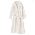 Soft Fleece Bathrobe with Belt and Pockets