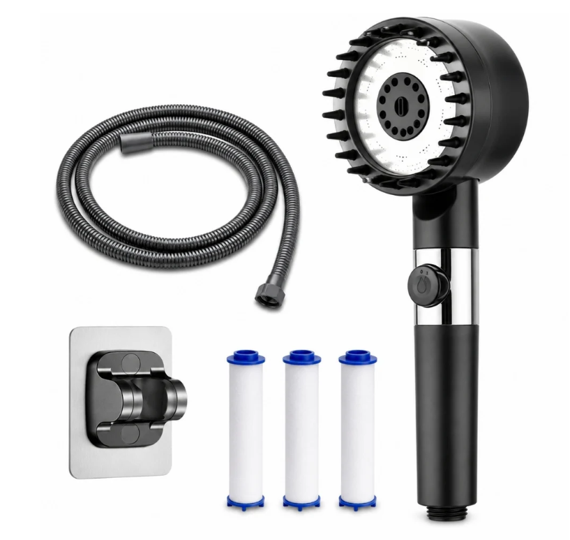 High-Pressure Filtered Handheld Shower Head