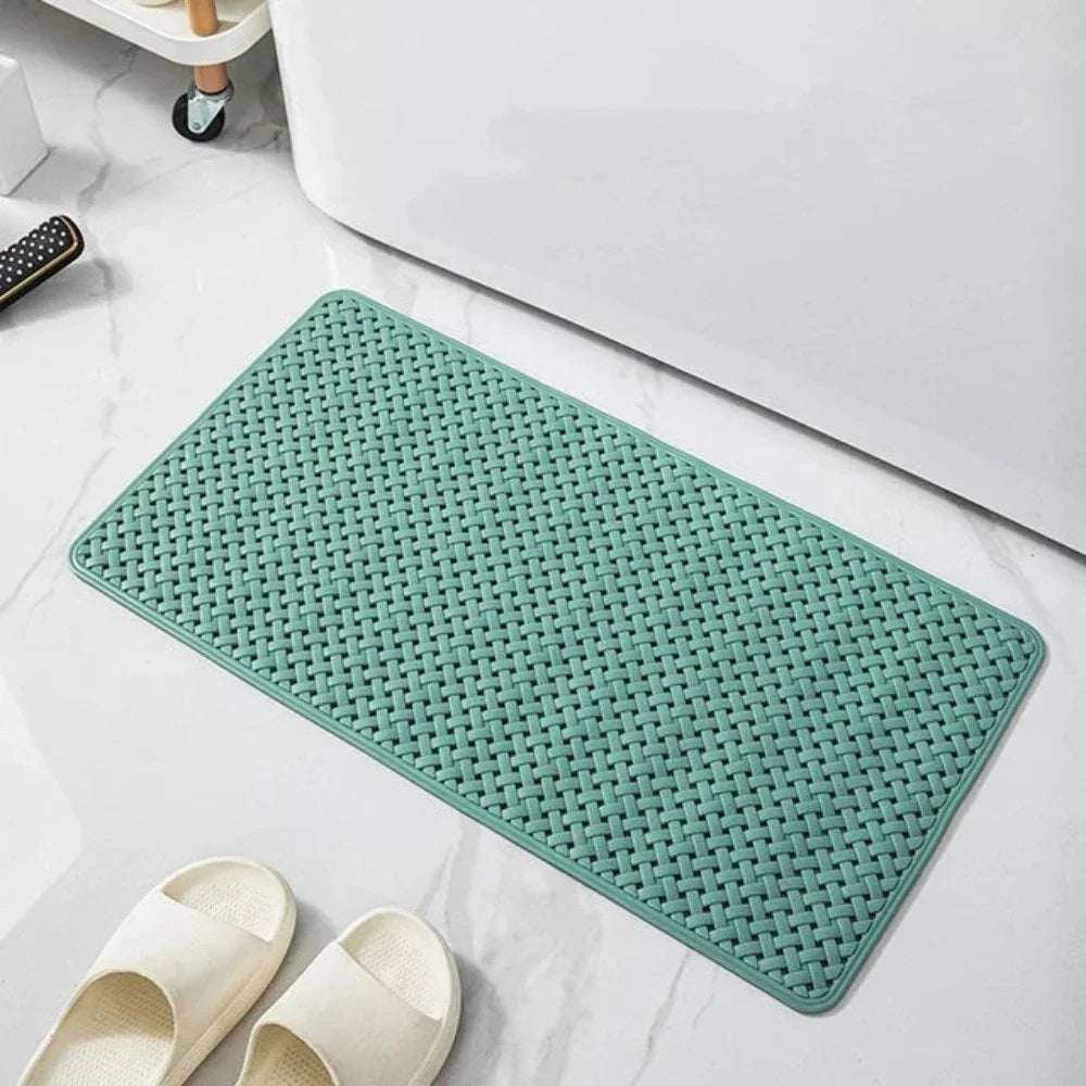 Non-Slip Bathtub Mat with Suction Cups and Drainage