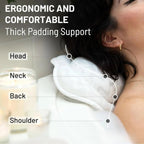 Quick-Dry Bath Pillow with 6 Suction Cups and Air Mesh