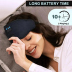 Bluetooth Sleep Mask with Headphones and 3D Eye Contours