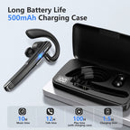 Bluetooth 5.1 Trucker Headset with Dual Mic Noise Reduction