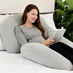 C-Shaped Pregnancy Body Pillow for Side Sleepers