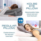 Face-Down Pillow with Shredded Memory Foam and Dual Sides