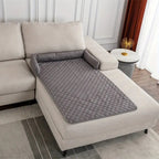 Quilted Pet Sofa Protector with Bolster Cushions