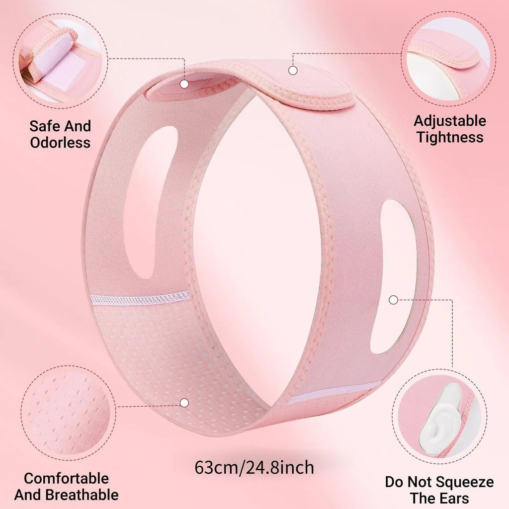 Adjustable Chin Support Strap for Jawline and Face