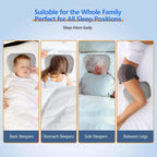 Ear Hole Pillow for Side Sleepers with Adjustable Fill
