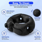 U-Shaped Memory Foam Travel Neck Pillow with Soft Cover