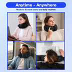 U-Shaped Memory Foam Travel Neck Pillow with Soft Cover