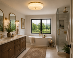 French Étoile Flush Mount