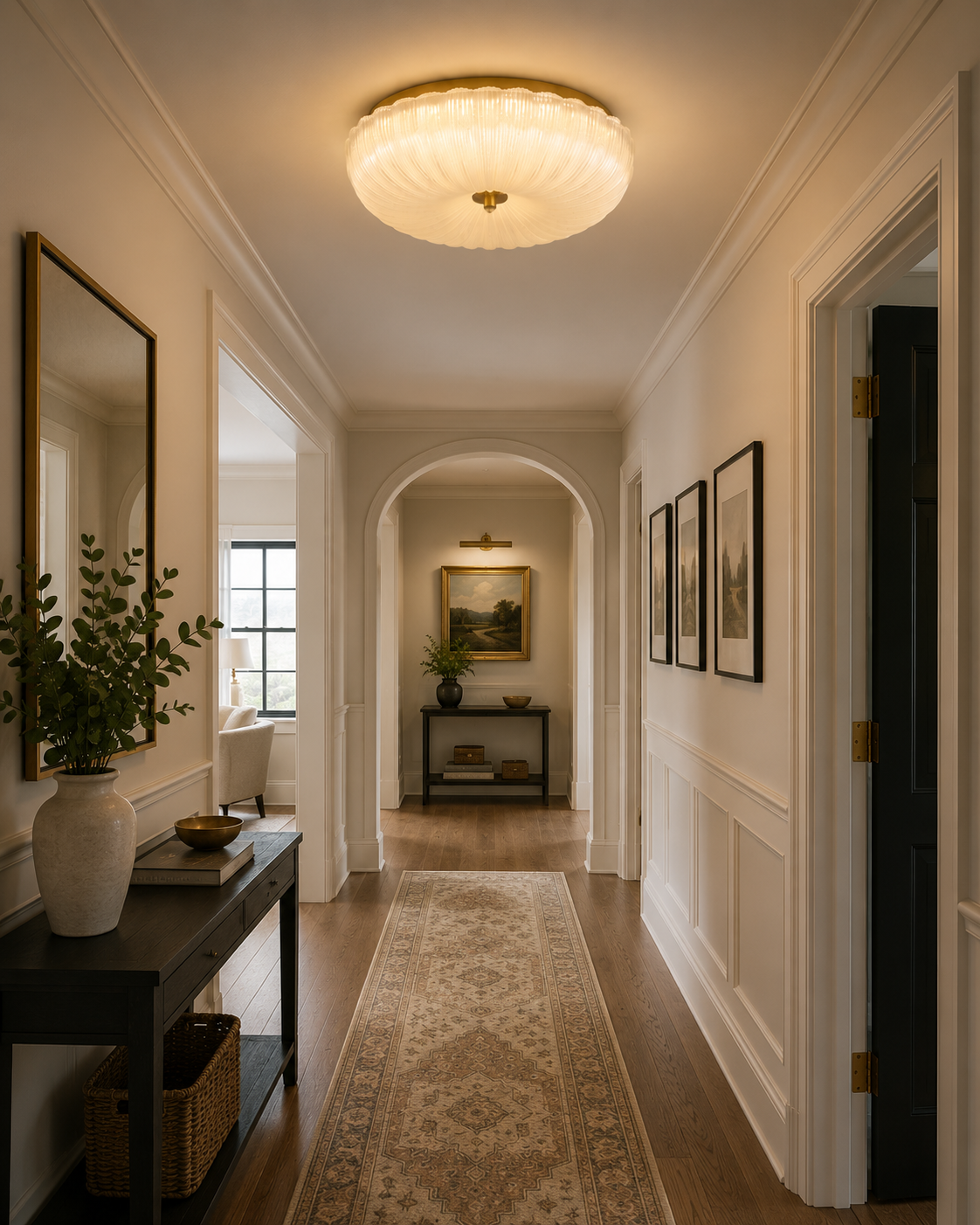 French Étoile Flush Mount