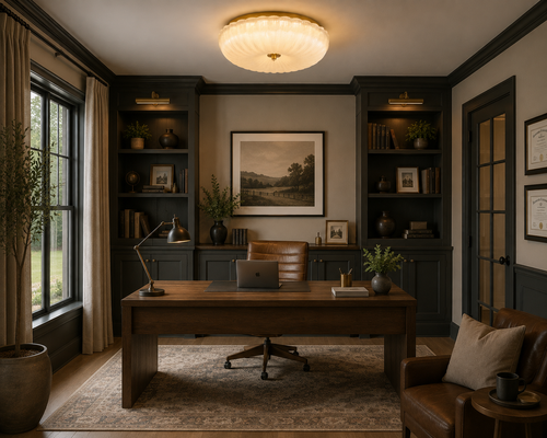 French Étoile Flush Mount