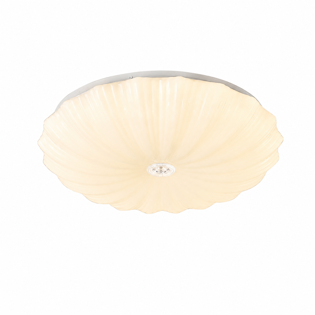 Italian Camellia Flush Mount