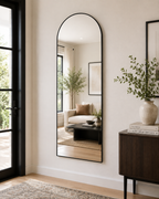Modern Arched Full-Length Floor Mirror