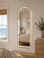 Lighted Arched Full-Length Mirror