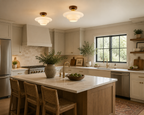Nordic Opal Flush Mount