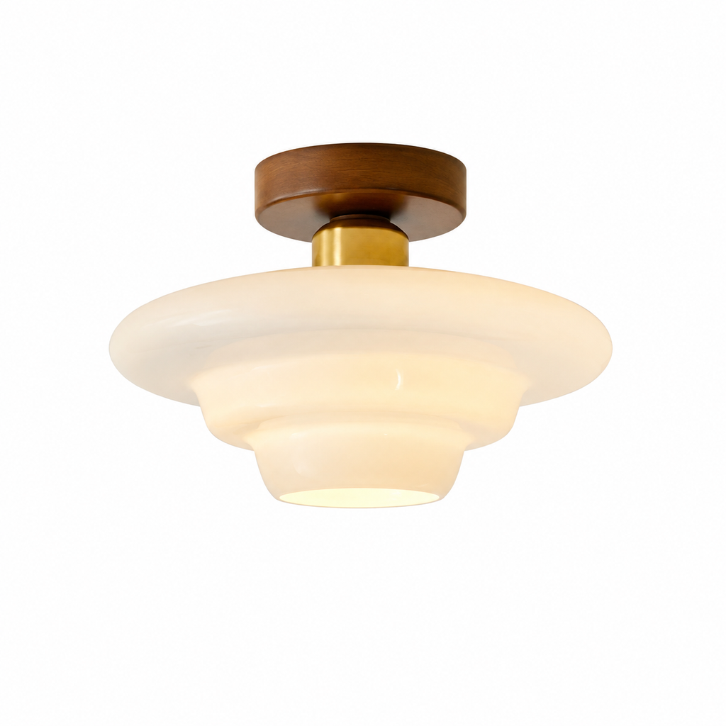 Nordic Opal Flush Mount