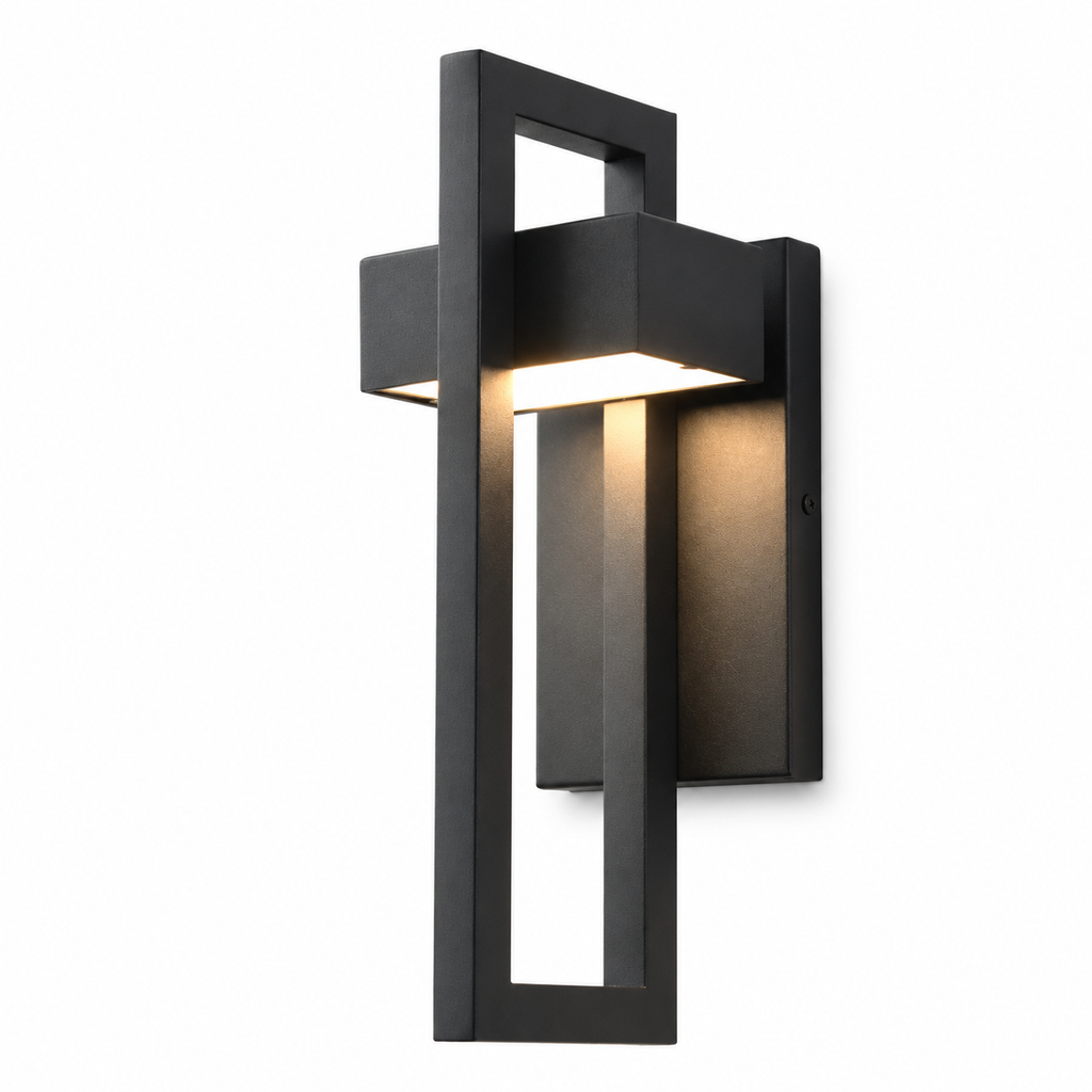 Scandinavian Hardwired LED Outdoor Wall Light