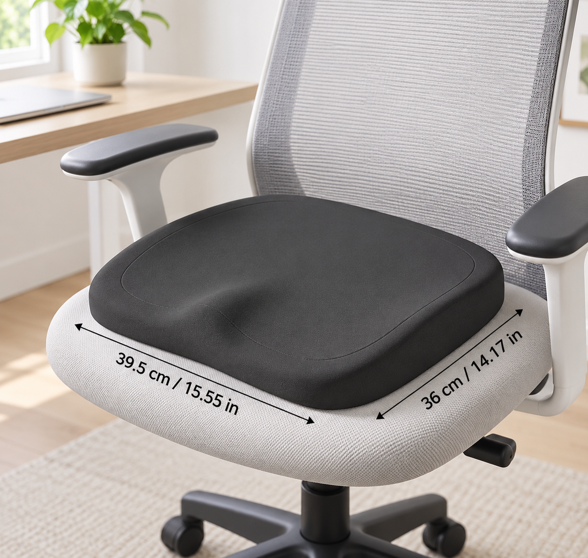 Ergonomic Memory Foam Seat