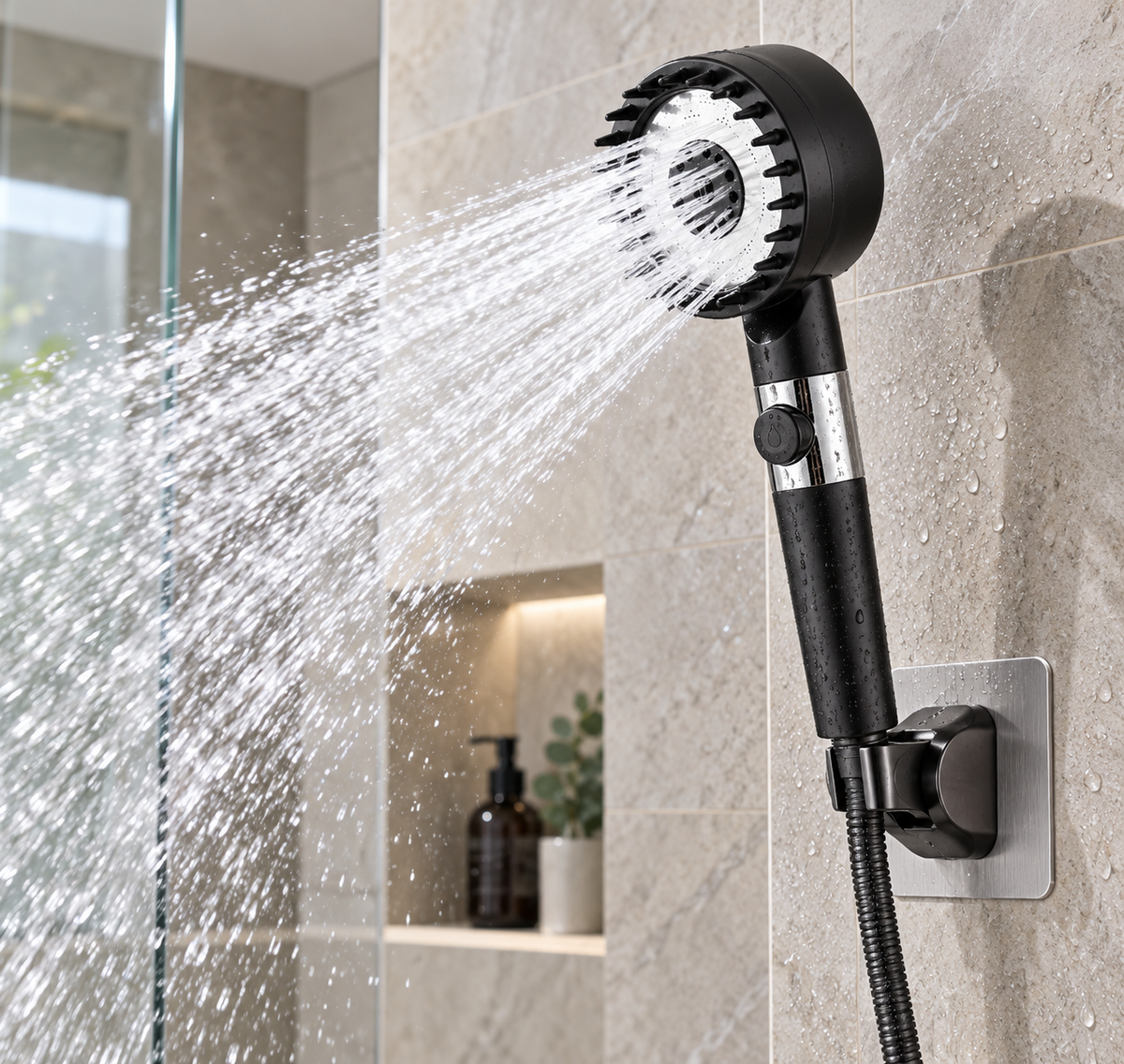 High-Pressure Filtered Handheld Shower Head