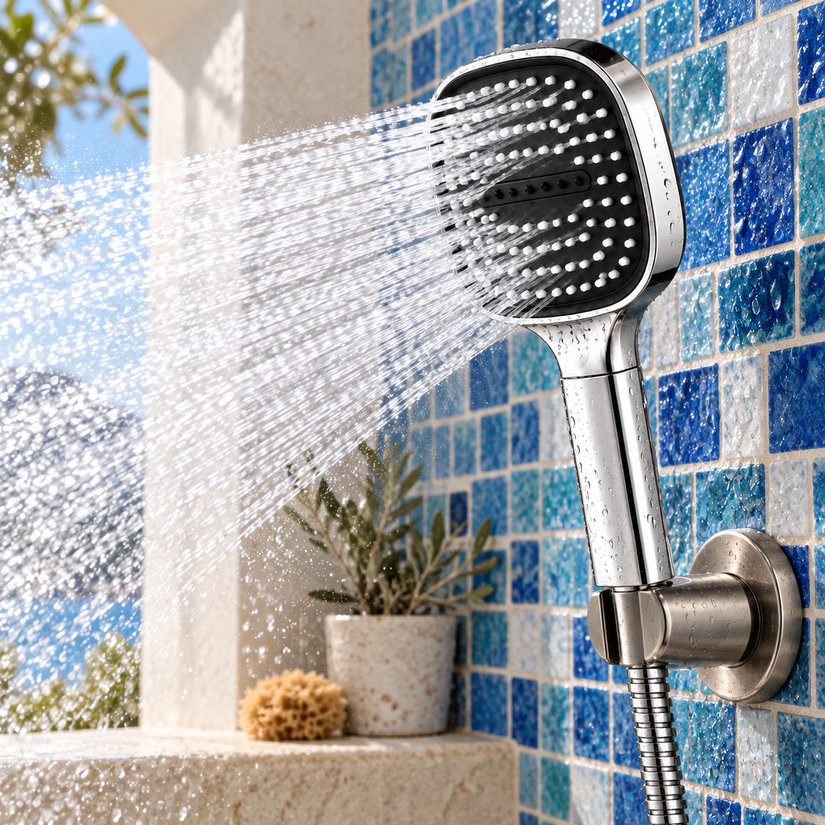 High-Pressure Filtered Shower Head