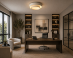 French Montclair Flush Mount