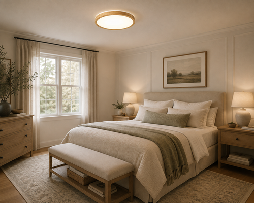 Aspen Halo Flush Mount