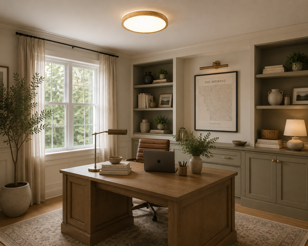 Aspen Halo Flush Mount