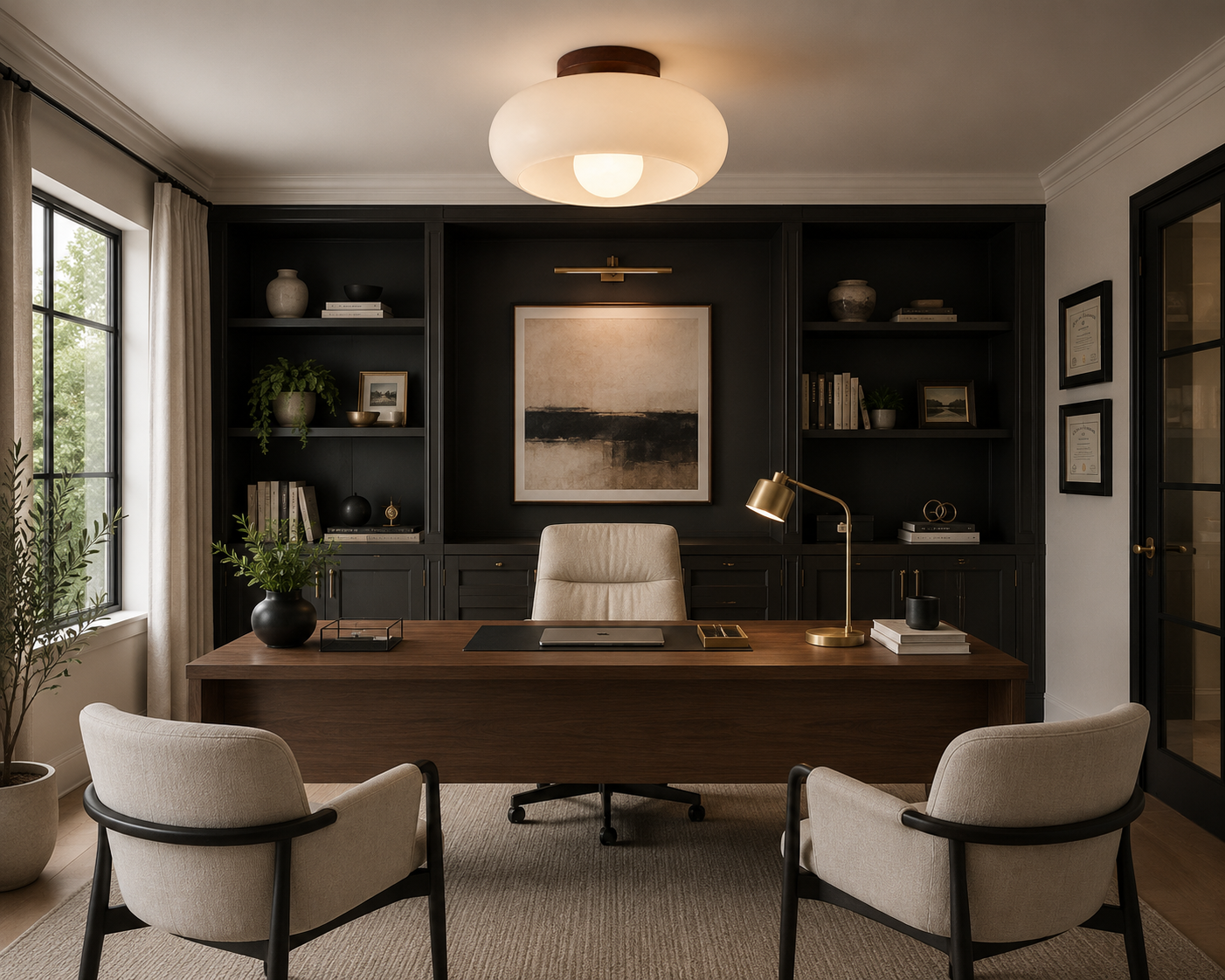 French d'Or Flush Mount
