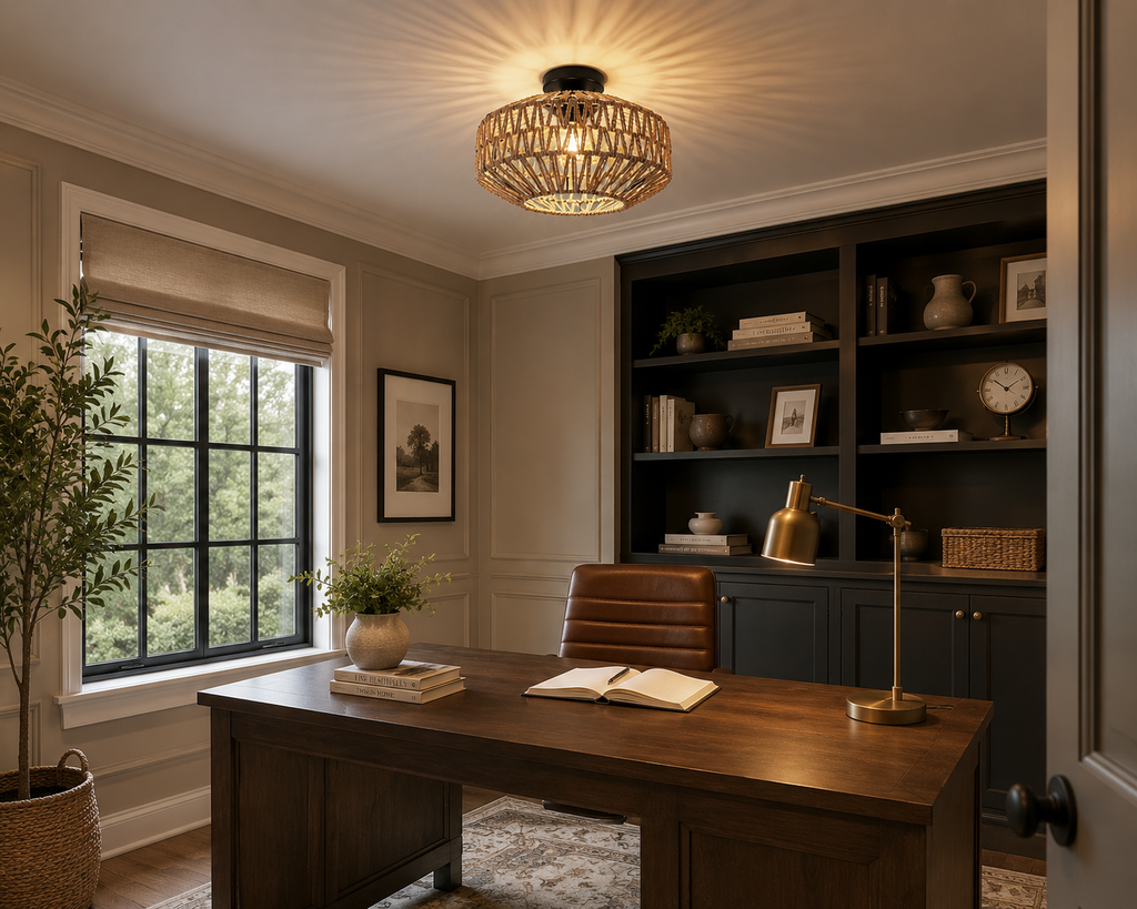 Scandinavian Rivage Flush Mount