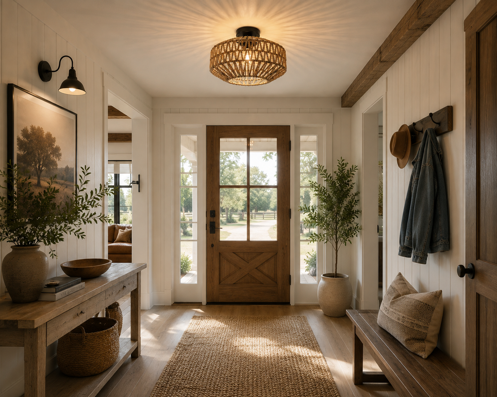 Scandinavian Rivage Flush Mount
