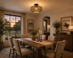 Scandinavian Rivage Flush Mount