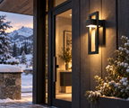 Scandinavian Hardwired LED Outdoor Wall Light