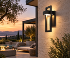 Scandinavian Hardwired LED Outdoor Wall Light