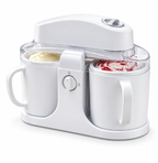 Dual-Bowl Ice Cream and Frozen Dessert Maker
