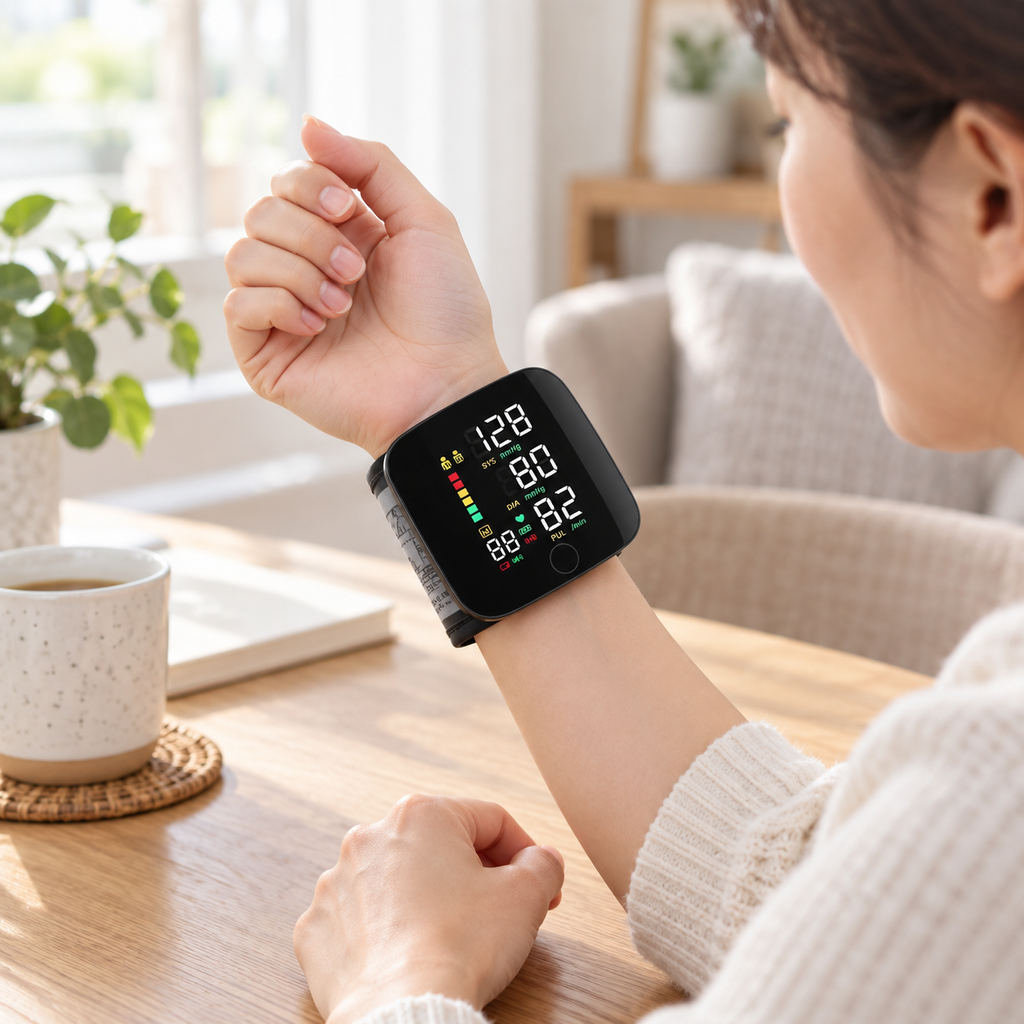 Smart Wrist Blood Pressure Monitor