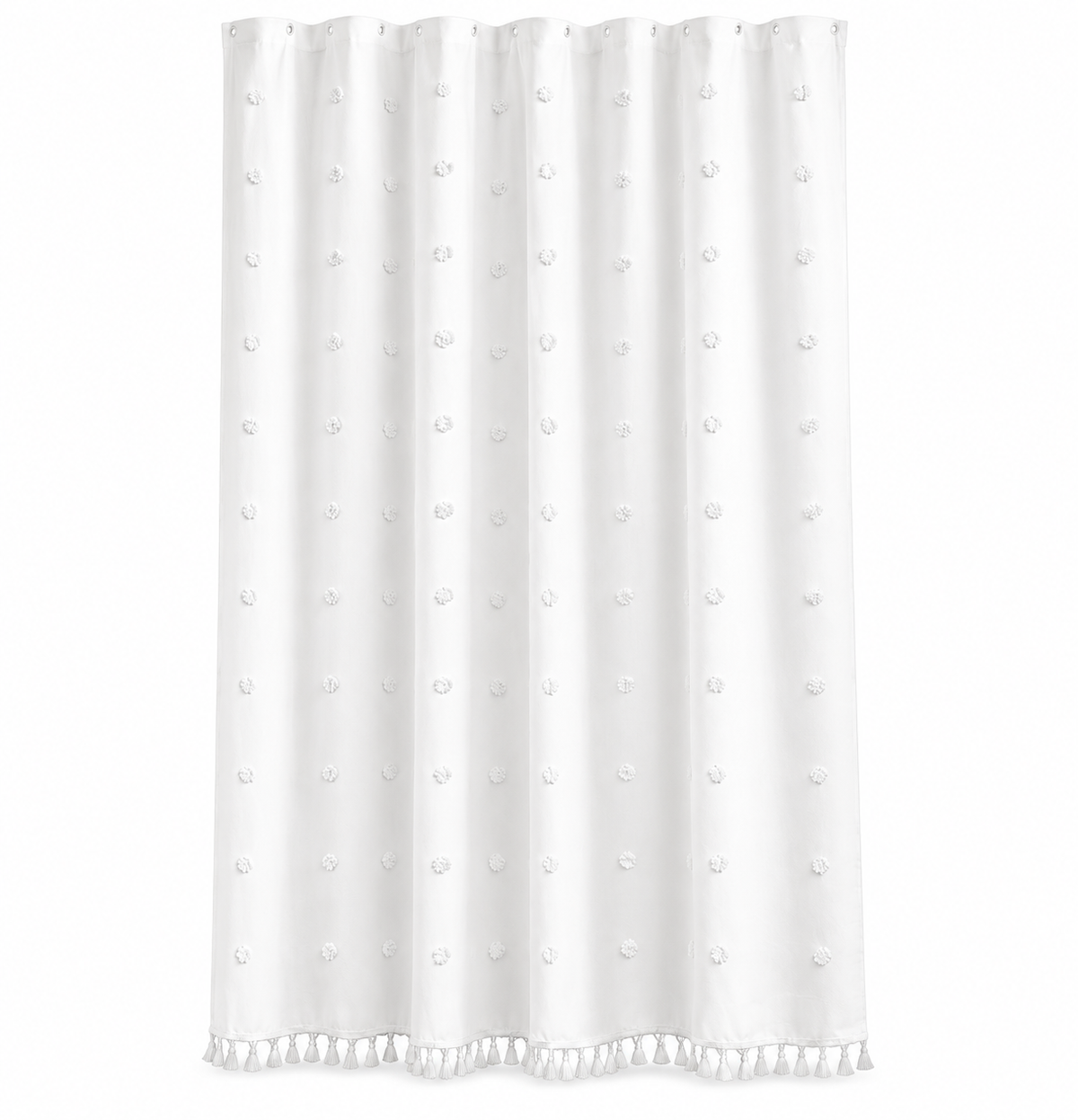 Textured Fabric Shower Curtain