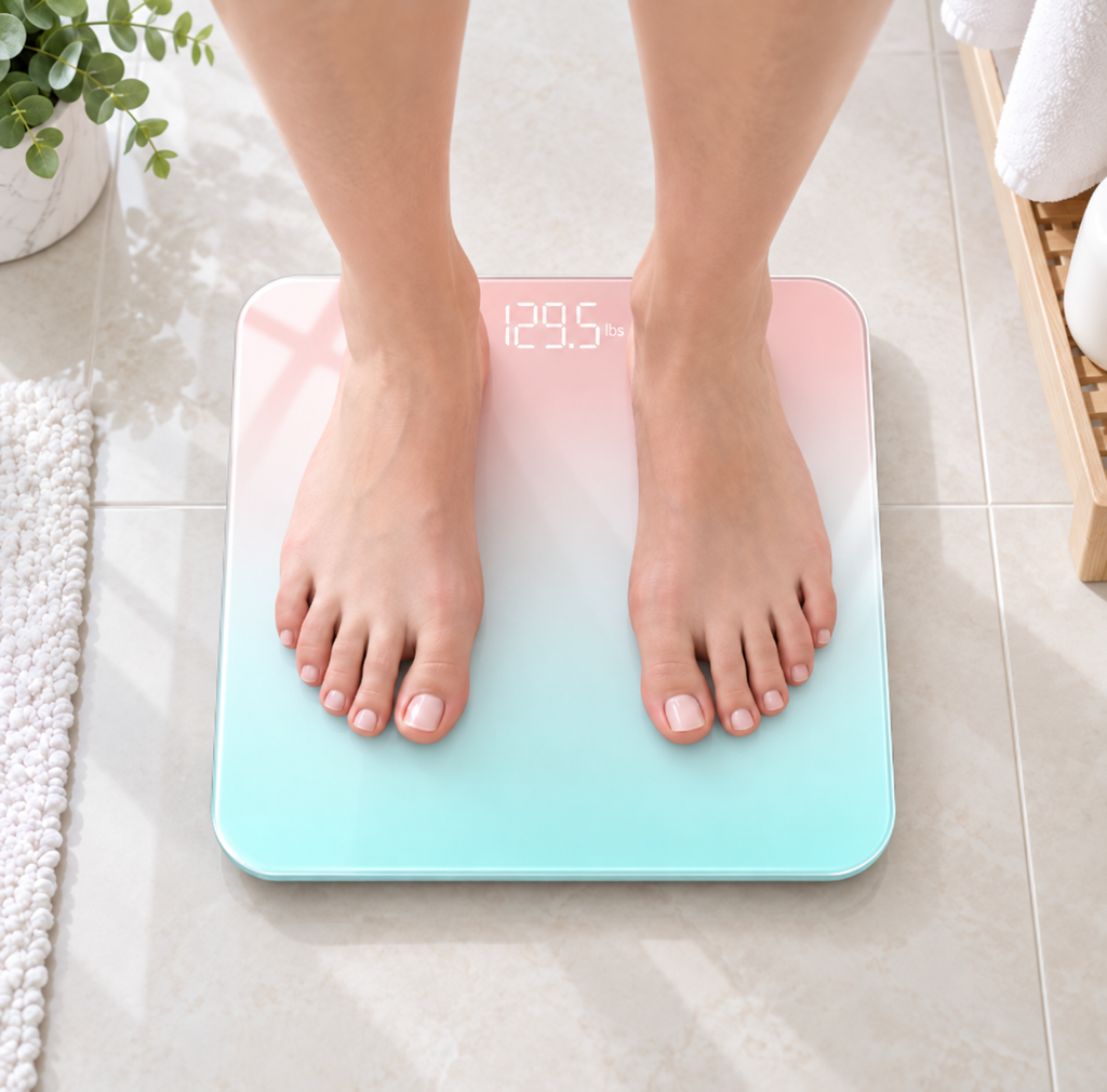 Tempered Glass Digital Bathroom Scale