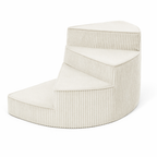 Foam Dog Stairs for Bed & Couch, Washable Non-Slip Cover