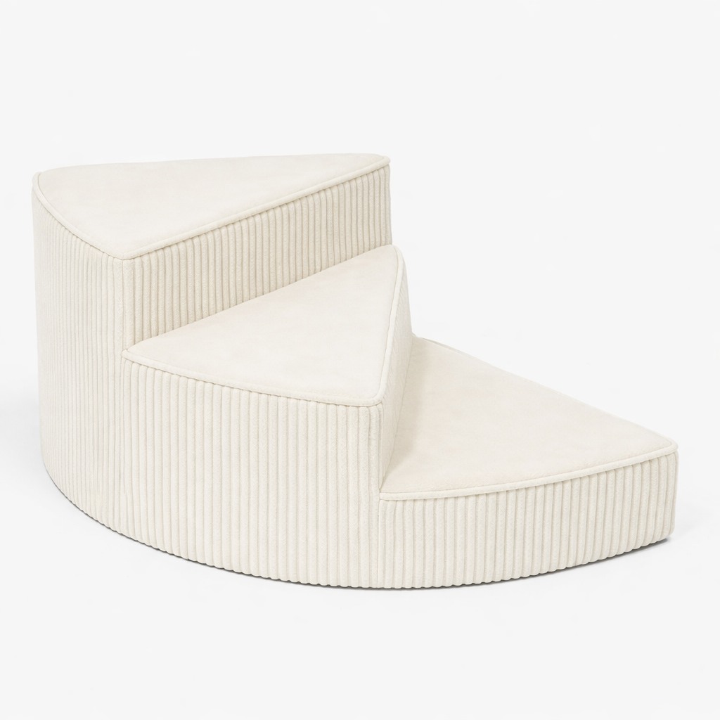 Foam Dog Stairs for Bed & Couch, Washable Non-Slip Cover
