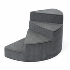 Foam Dog Stairs for Bed & Couch, Washable Non-Slip Cover