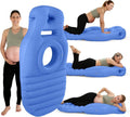 Inflatable Pregnancy Pillow with Belly Cutout, Dual Chamber