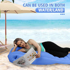 Inflatable Pregnancy Pillow with Belly Cutout, Dual Chamber