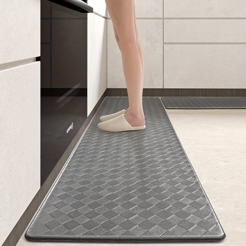 Anti-Fatigue Kitchen Mat with Cushioned PVC Surface
